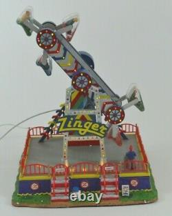 Carole Towne The Zinger Carnival Ride Animated Lighted Musical In Box By Lemax