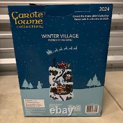 Carole Towne Winter Village Christmas Train Cable Cars LED Musical 2024 NEW