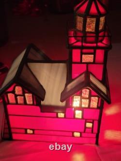 Century Classics Stained Glass Light HOLLAND, MI Big Red Lighthouse Centuryville