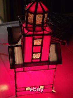 Century Classics Stained Glass Light HOLLAND, MI Big Red Lighthouse Centuryville