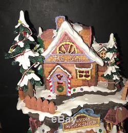 Christmas Corner #384474 21 in Musical Santas Village. Rare Find