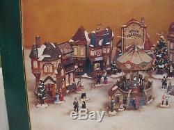 Christmas Decor 39 Piece Lighted Village Traditions Rare New in Box Unopened