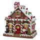 Christmas Decorations Led Lighted Gumdrop Gingerbread House