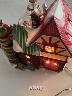 Christmas Department 56 North Pole Series M&M's Candy Factory withBox Works #56773