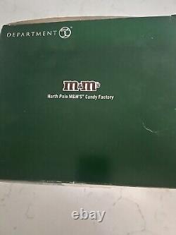 Christmas Department 56 North Pole Series M&M's Candy Factory withBox Works #56773