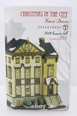 Christmas In The City Department 56 7400 Beacon Hill Limited Edition
