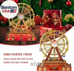Christmas Rotating Ferris Wheel with LED Lights, 18 Big Christmas Animated Deco