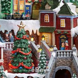Christmas Train Village, Animated with Lights, Sounds FAST SHIPPING