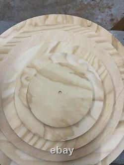 Christmas Tree Village Display Stand Circles DIY Cnc Cut Ready To Paint