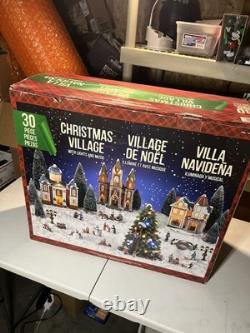 Christmas Village 30 Pc Lighted & Musical Set Costco 999843 Complete