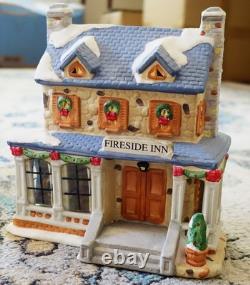 Christmas Village Porcelain 9 Buildings