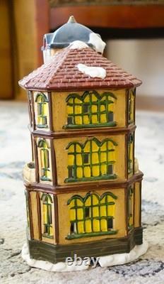 Christmas Village Porcelain 9 Buildings