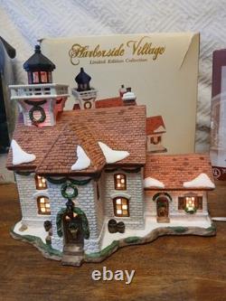 Christmas Village Set Of 3 Spec. Edit. With BONUS figurines