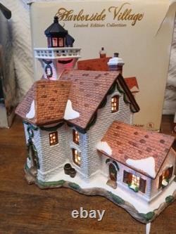 Christmas Village Set Of 3 Spec. Edit. With BONUS figurines