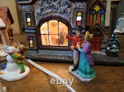 Christmas Village Set Of 3 Spec. Edit. With BONUS figurines