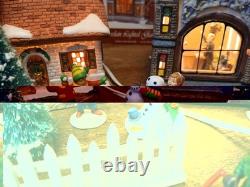 Christmas Village Set Of 3 Spec. Edit. With BONUS figurines