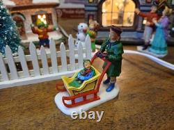 Christmas Village Set Of 3 Spec. Edit. With BONUS figurines