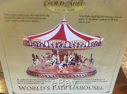 Christmas Village Worlds Fair Carousel