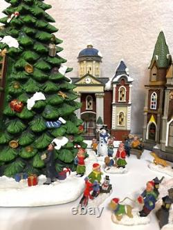 Christmas Village with Lights and Music Village 30 Pc Set Holiday (see Details)