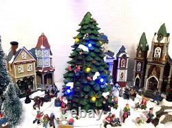 Christmas Village with Lights and Music Village 30 Pc Set Holiday (see Details)