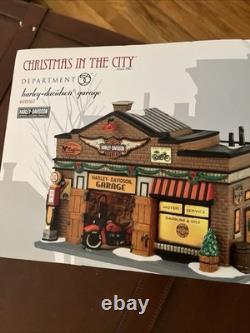 Christmas in the City Series Harley-Davidson Garage Introduced 2013 Retired 2014