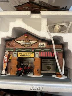 Christmas in the City Series Harley-Davidson Garage Introduced 2013 Retired 2014