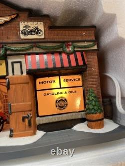 Christmas in the City Series Harley-Davidson Garage Introduced 2013 Retired 2014