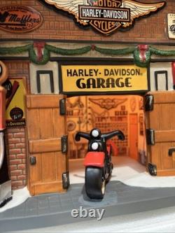 Christmas in the City Series Harley-Davidson Garage Introduced 2013 Retired 2014