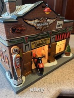 Christmas in the City Series Harley-Davidson Garage Introduced 2013 Retired 2014