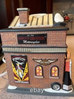 Christmas in the City Series Harley-Davidson Garage Introduced 2013 Retired 2014