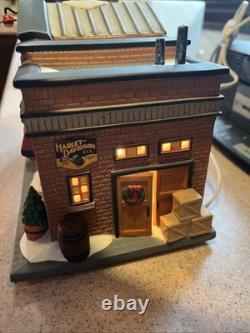 Christmas in the City Series Harley-Davidson Garage Introduced 2013 Retired 2014