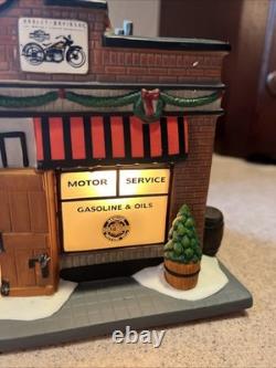 Christmas in the City Series Harley-Davidson Garage Introduced 2013 Retired 2014