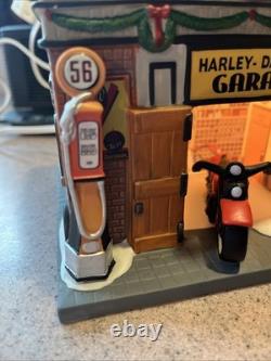 Christmas in the City Series Harley-Davidson Garage Introduced 2013 Retired 2014