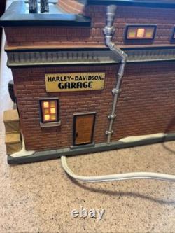 Christmas in the City Series Harley-Davidson Garage Introduced 2013 Retired 2014