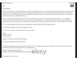 Christmas village display Platform IlluminatesW Led For Lemax Dept 56 North Pole