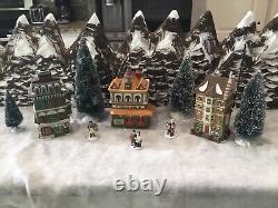 Christmas village display mountain backdrop 6 Feet LongFor Lemax Dept 56 Dickens
