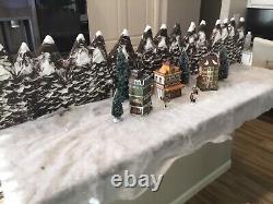 Christmas village display mountain backdrop 6 Feet LongFor Lemax Dept 56 Dickens