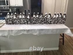 Christmas village display mountain backdrop 6 Feet LongFor Lemax Dept 56 Dickens