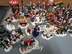 Christmas village people lot 50 piece village accessories ornaments-42a