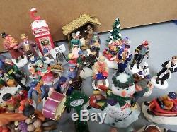 Christmas village people lot 50 piece village accessories ornaments-42a