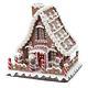 Claydough Gingerbread House Lighted Christmas Building Figurine D2869 10 Inch
