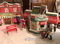 Coca-Cola Town Square BIG Christmas village Lot of 36 pieces + boxes