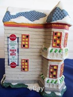 Coca Cola Town Square Collection #7300 Dee's Boarding House Retired Rare