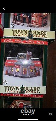Coca Cola Village 12 Pieces-excellent condition