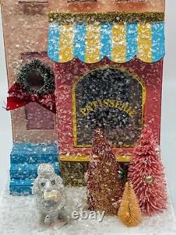 Cody Foster Christmas Light Up Glitter House, Patisserie #HOU-326