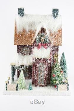 Cody Foster Enchanted Forest Deep Red Homesteach Christmas Village Mantel House