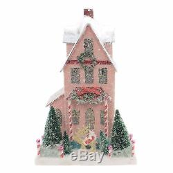 Cody Foster MERRY CHRISTMAS HOUSE Light Up Vintage Look Holiday Hou269