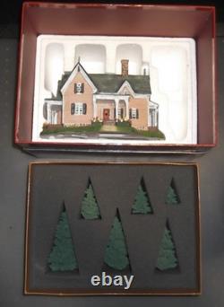 Collection of Lang & Wise, Department 56, and other Christmas Village items