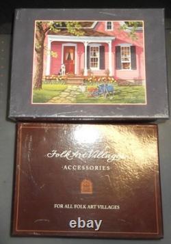 Collection of Lang & Wise, Department 56, and other Christmas Village items Collection of Lang & Wise, Department 56, and other Christmas Village items