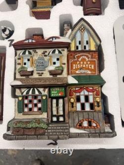 Costco Kirkland Christmas 36 Piece Lighted Porcelain Village Set 59979 Vintage